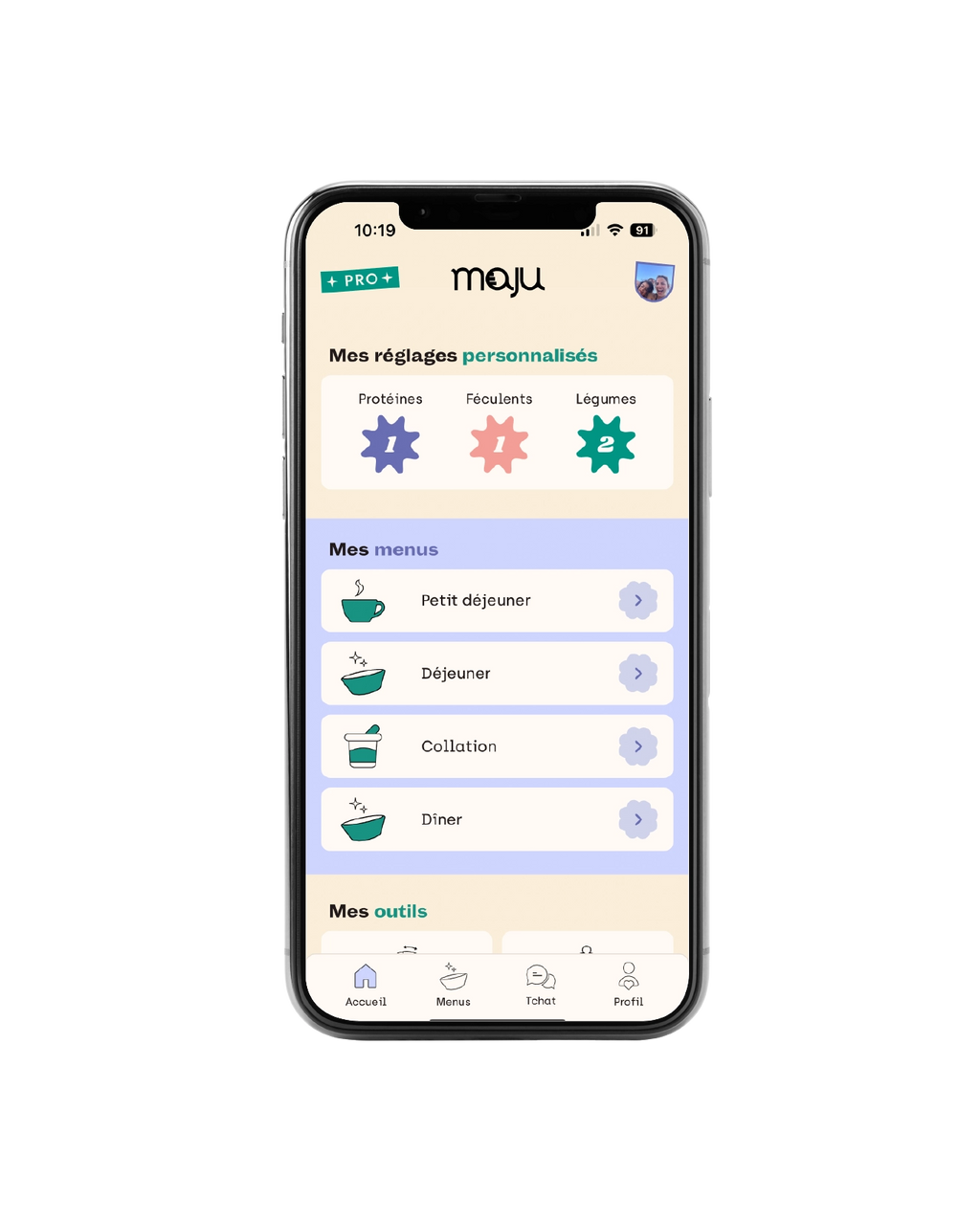 BOL Maju + bilan + application gratuite recettes