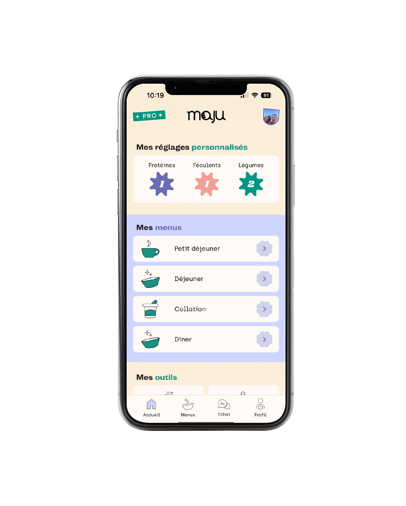BOL Maju + bilan + application gratuite recettes